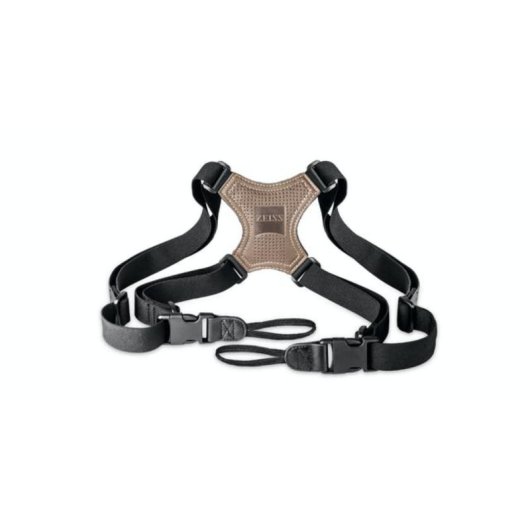 Harnais de portage Zeiss pour jumelles confort noir beige