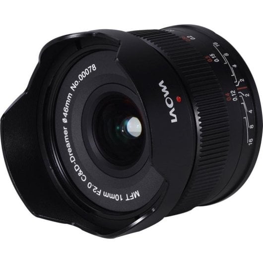 Obiettivo Laowa VE1020MFT 10 mm f/2 Zero-D Micro Four Thirds Paraluce Nero