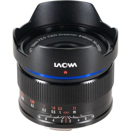 Obiettivo Laowa VE1020MFT 10 mm f/2 Zero-D Micro Four Thirds Paraluce Nero