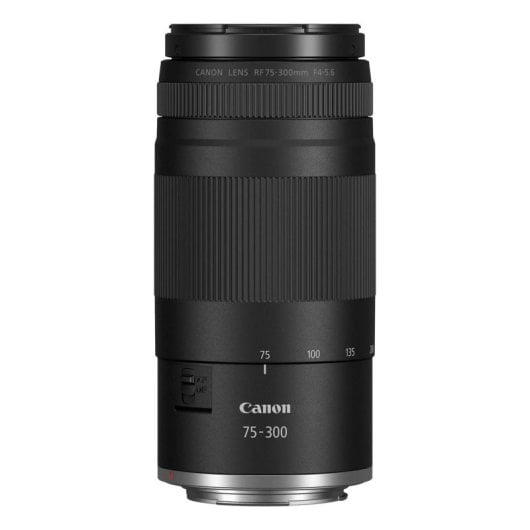 Objektiv Canon RF 75-300mm F4-5.6 Zoom Tele Mount RF Leicht Schwarz
