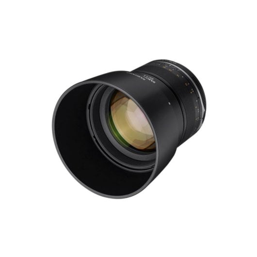 Obiettivo Samyang MF 85mm F1.4 MK2 Manuale Montatura Micro Four Thirds Paraluce
