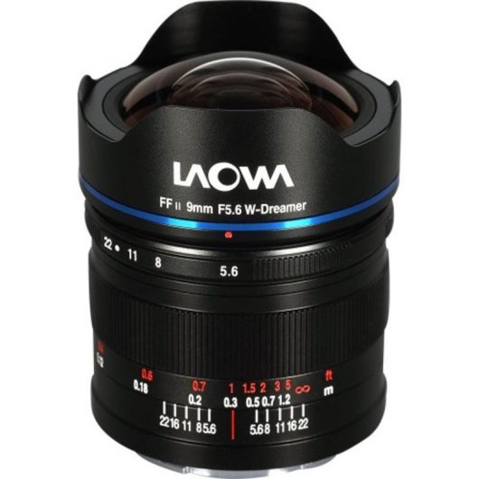 Objectif Laowa VE956FE 9 mm f/5.6 Monture Sony FE Parasol Noir