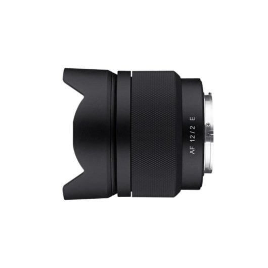 Obiettivo Samyang AF 12mm F2 E Grandangolare Montatura Sony E Paraluce Incluso