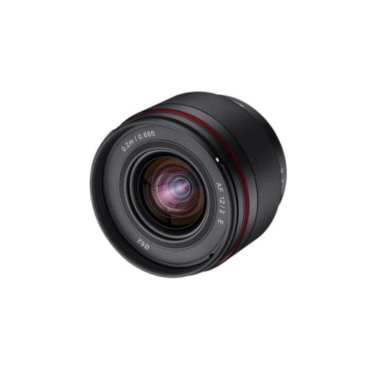 Obiettivo Samyang AF 12mm F2 E Grandangolare Montatura Sony E Paraluce Incluso