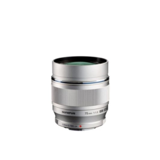 Objetivo Olympus M.Zuiko Digital ED 75mm f/1.8 Montura Micro Four Thirds Prata