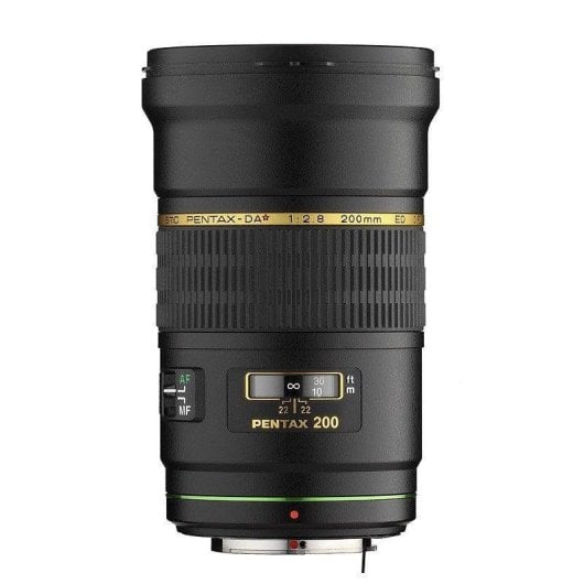 Objectif Pentax smc DA 200mm f/2.8 ED IF SDM Monture K Noir