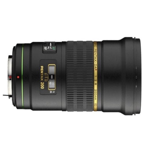 Objectif Pentax smc DA 200mm f/2.8 ED IF SDM Monture K Noir