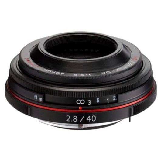 Objectif Pentax HD DA 40mm F2.8 Limited Monture KAF Parasol Noir