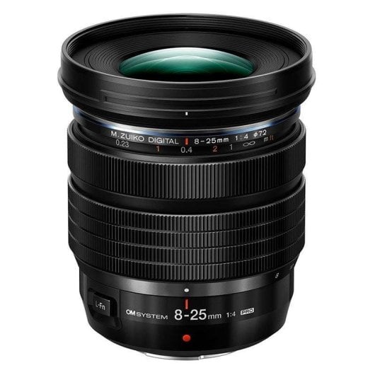 Obiettivo OM SYSTEM M.Zuiko Digital ED 8-25mm F4.0 PRO Stabilizzato Montura Micro 4/3
