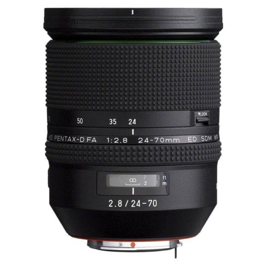 Obiettivo Pentax HD D-FA 24-70mm f/2.8 ED SDM WR Montura K Paraluce Incluso