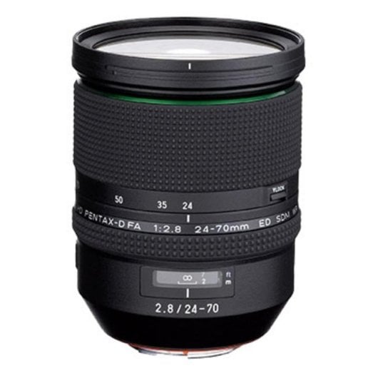 Obiettivo Pentax HD D-FA 24-70mm f/2.8 ED SDM WR Montura K Paraluce Incluso