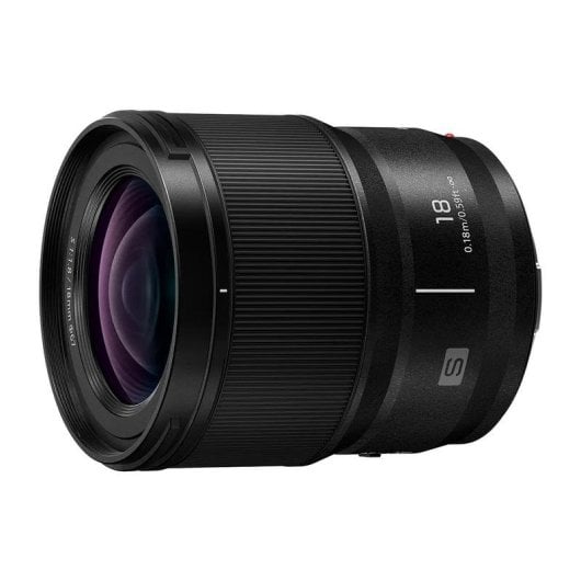 Obiettivo Panasonic Lumix S S-S18 18 mm f/1.8 Autofocus Attacco L Paraluce Nero
