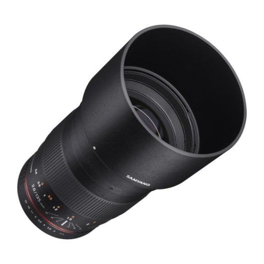 Obiettivo Samyang 135mm F2.0 ED UMC Montatura Nikon-AE Paraluce Incluso