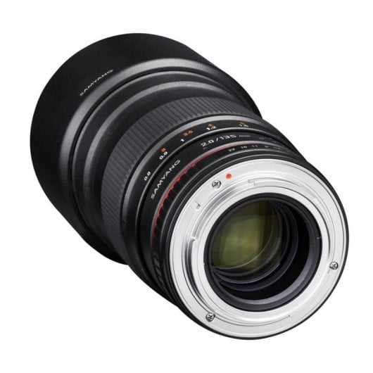 Obiettivo Samyang 135mm F2.0 ED UMC Montatura Nikon-AE Paraluce Incluso