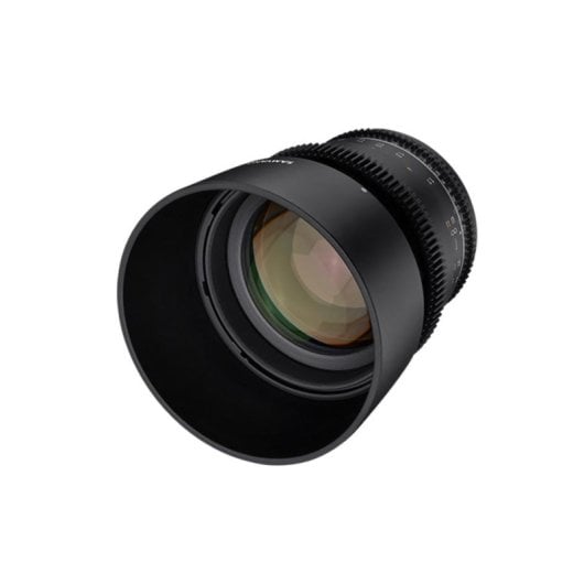 Obiettivo Samyang VDSLR 85mm T1.5 MK2 Attacco Sony E Diaframma 9 Lamelle