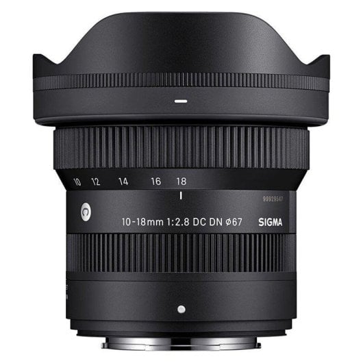 Obiettivo Sigma 10-18mm F2.8 DC DN Contemporary Montatura Canon RF Zoom Ultra Grandangolare