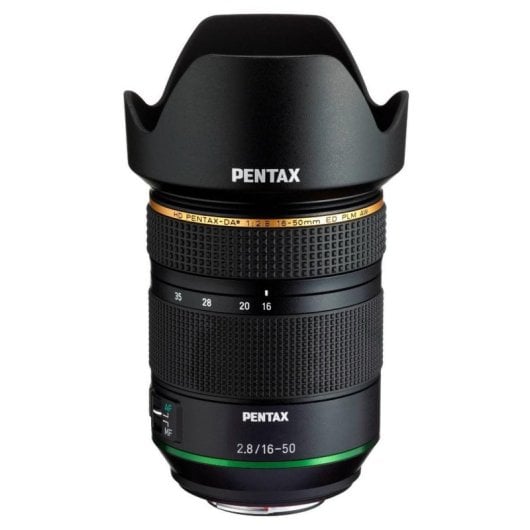 Obiettivo Pentax HD DA 16-50 mm F2.8 ED PLM AW Zoom APS-C Montatura KAF4 Paraluce