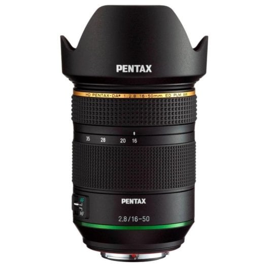 Obiettivo Pentax HD DA 16-50 mm F2.8 ED PLM AW Zoom APS-C Montatura KAF4 Paraluce