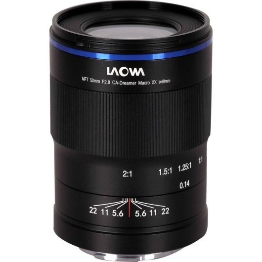 Objektiv Laowa VE5028MFT 50 mm f/2.8 Makro 2x Micro Four Thirds Parasol Schwarz