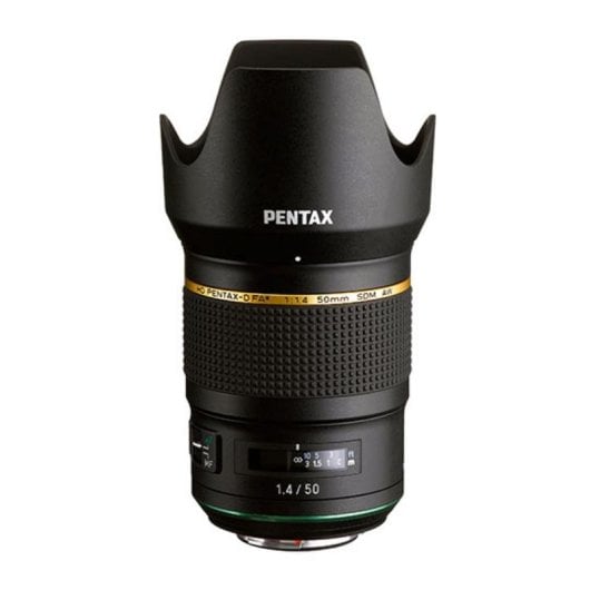 Obiettivo Pentax D FA 50mm F1.4 SDM HD AW Focale Fissa Montatura KAF4 Paraluce