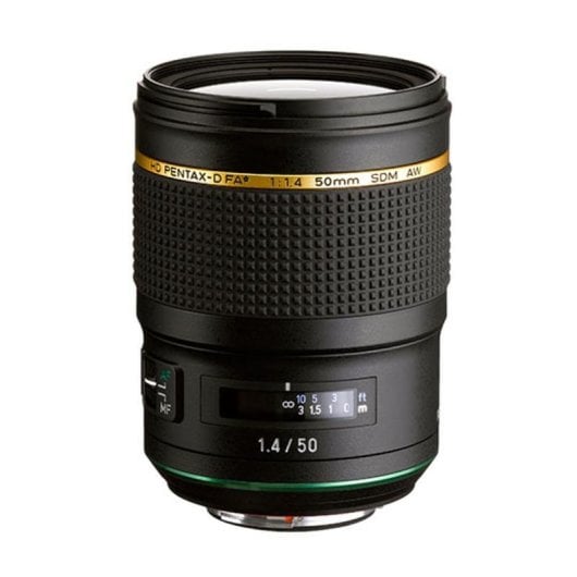 Obiettivo Pentax D FA 50mm F1.4 SDM HD AW Focale Fissa Montatura KAF4 Paraluce
