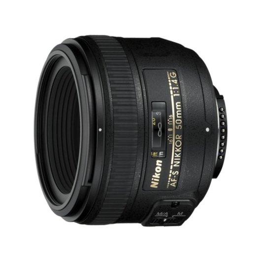 Objectif Nikon AF-S NIKKOR 50mm f/1.4G Monture F Parasol Inclus