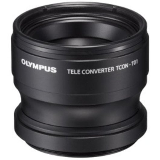 Telekonverter Olympus TCON-T01 1.7x für TG-1 TG-2 Wasserdicht Schwarz