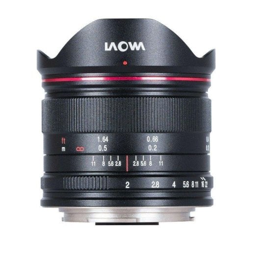 Objektiv Laowa 7.5mm f/2 Lightweight Micro Four Thirds Montierung Schwarz