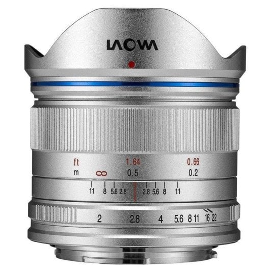 Objektiv Laowa 7.5mm f/2 MFT Ultraweitwinkel Micro Four Thirds Silber