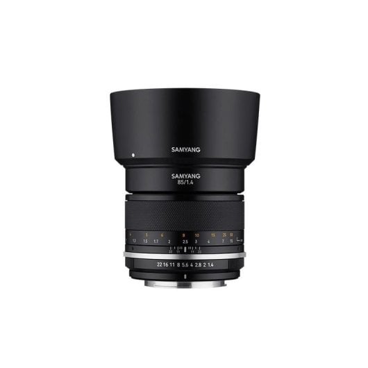 Objetivo Samyang MF 85mm F1.4 MK2 Montura Fuji X Manual Parasol Removível