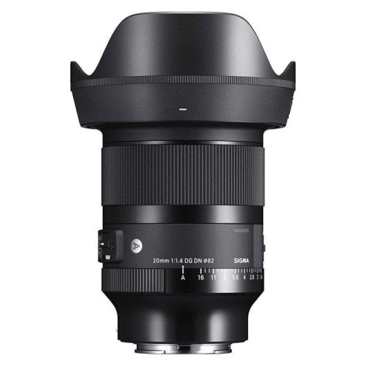 Obiettivo Sigma 20mm F1.4 DG DN Art Grandangolo Montatura Sony E Nero