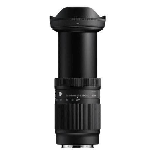 Obiettivo Sigma 20-200mm F3.5-6.3 DG Contemporary Zoom 10x Montura L Paraluce Petalo