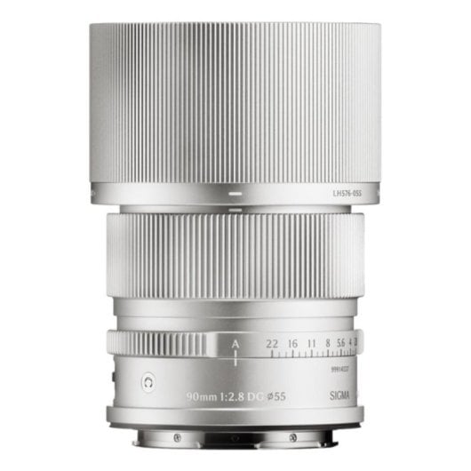 Objetivo Sigma 90mm F2.8 DG Contemporary Montura L Parasol Plata