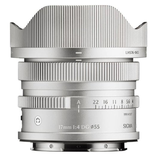 Obiettivo Sigma 17mm F4 DG DN Contemporary Montatura L Silver Paraluce Incluso