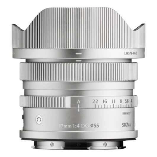 Obiettivo Sigma 17mm F4 DG DN Contemporary Montatura L Silver Paraluce Incluso