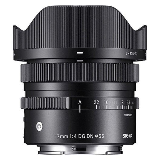 Obiettivo Sigma 17mm F4 DG DN Contemporary Montatura Sony E Paraluce Incluso