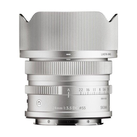 Obiettivo Sigma 24mm F3.5 DG DN Contemporary Montatura L Silver Paraluce