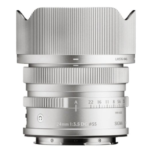 Obiettivo Sigma 24mm F3.5 DG DN Contemporary Montatura L Silver Paraluce