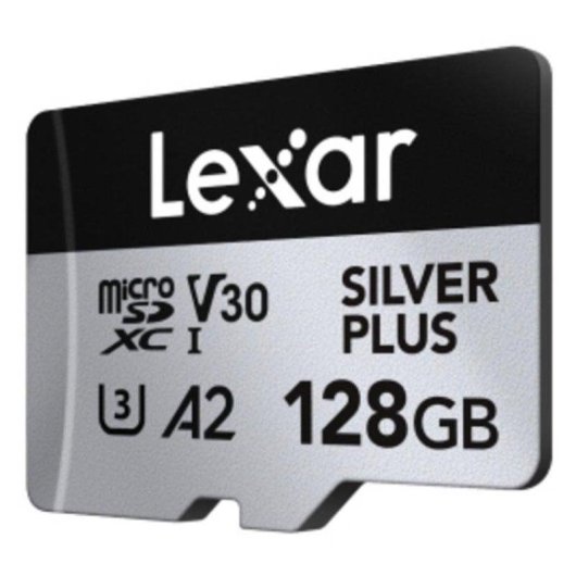 Scheda MicroSD Lexar Professional Silver Plus 128GB Pack 2 UHS-I V30 A2