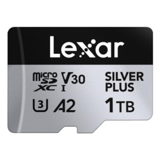 Carte MicroSD Lexar Professional SILVER PLUS 1To UHS-I 205Mo/s 150Mo/s V30 A2
