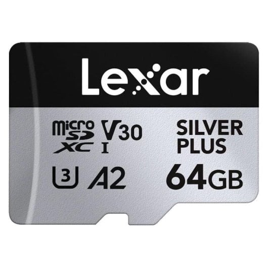 Lexar Professional SILVER PLUS MicroSD 64GB UHS-I V30 205MB/s