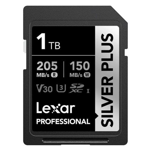 Scheda SD Lexar Professional Silver Plus 1TB UHS-I 205MB/s 150MB/s nera