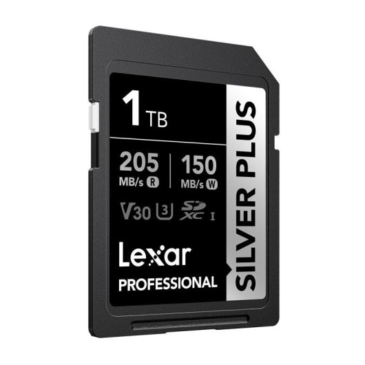 Speicherkarte Lexar Silver Plus 1TB SDXC UHS-I 205MB/s V30 robust