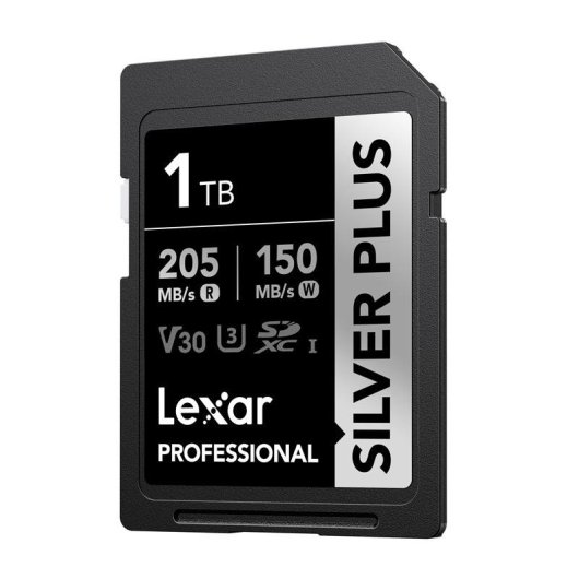 Speicherkarte Lexar Silver Plus 1TB SDXC UHS-I 205MB/s V30 robust