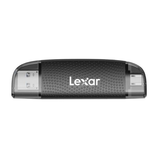 Lector de tarjetas Lexar LRW310X Doble Slot USB-A/C 205 MB/s Negro