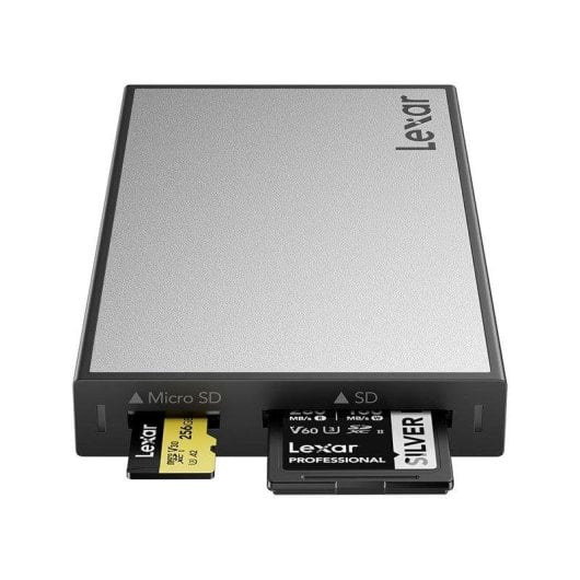 Lettore di schede Lexar Workflow Pro SD/microSD UHS-II USB 3.2 Gen2 alluminio
