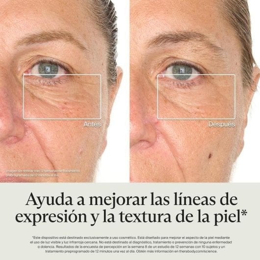 Gesichtsmaske Therabody TheraFace Mask Glo 504 LEDs Kabellos Vibration USB-C