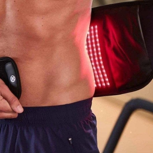 Dispositivo de Terapia ThermBack LED Therabody lombar frio, calor, vibração e app