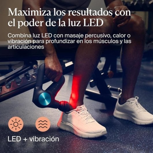 Pistola de Massagem Therabody Theragun Pro Plus percussão Bluetooth LED Preto