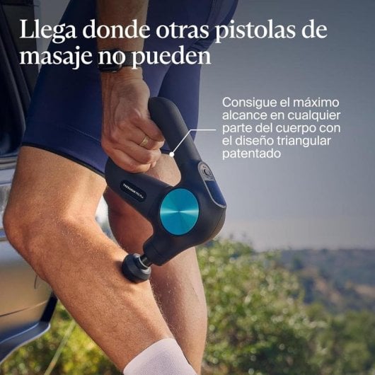 Pistola de Massagem Therabody Theragun Pro Plus percussão Bluetooth LED Preto